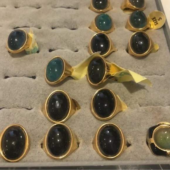 Vintage Genuine Mood Rings sz 5, 6, 7, or 8-boutique - Picture 10 of 14